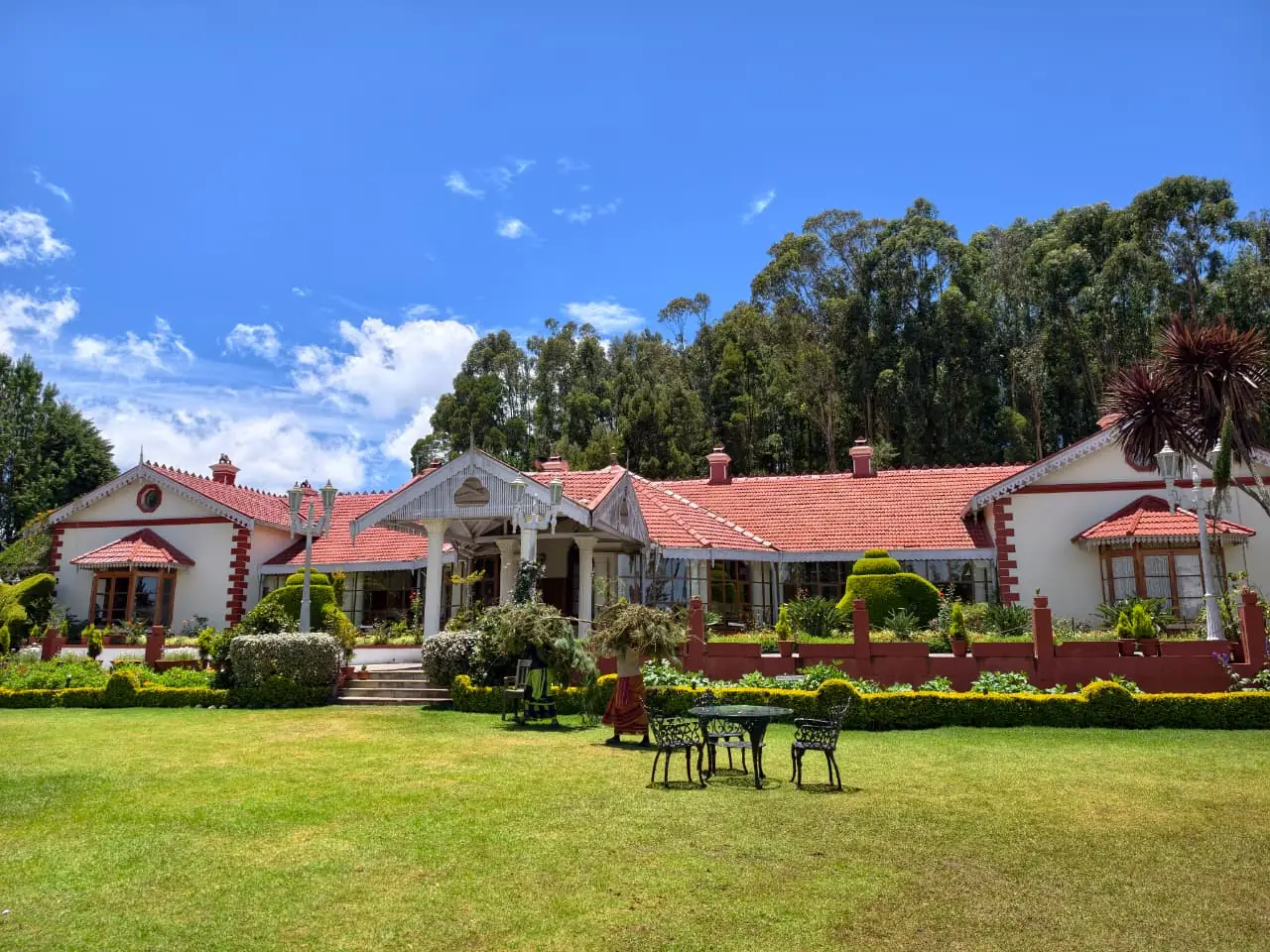 A colonial manor in Ooty and its landscaped Nilgiri garden